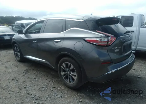 2015 Nissan Murano Sl from USA, damaged, VIN 5N1AZ2MG7FN202533